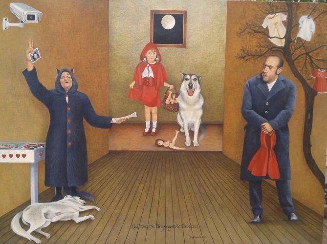 LITTLE RED RIDING HOOD AND THE BIG BAD WORLD by MARIANELA DE LA HOZ